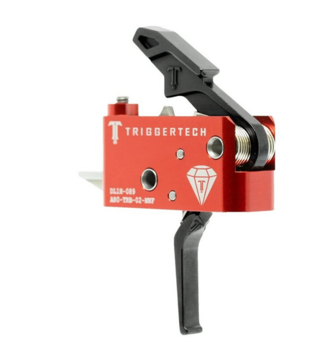 Triggertech Diamond AR15 Straight Flat Black Precision Trigger