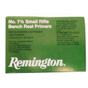 REMINGTON PRIMERS SMALL RIFLE BENCHREST 5000 PACK CASE